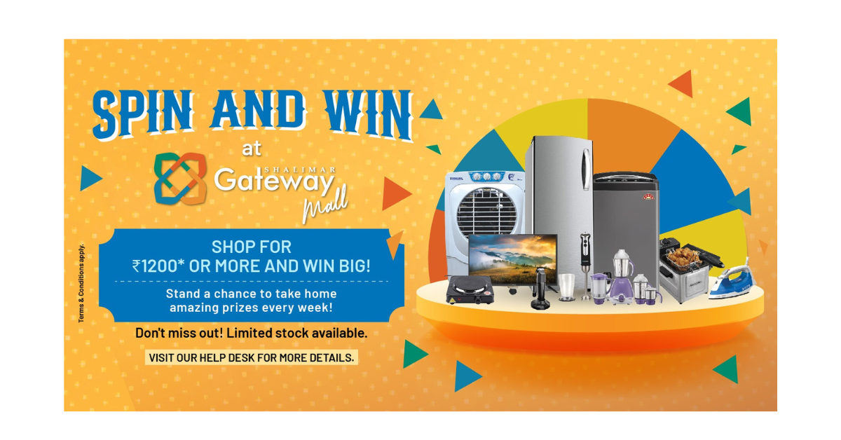 Spin & Win at Shalimar Gateway Mall in Lucknow